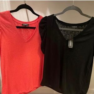 NWT Express Puff Sleeve Tops